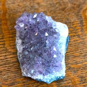 Small lavender amethyst cluster